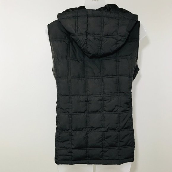 2/$40 GAP Brown Hooded Down Zip-Up Puffer Vest - Picture 4 of 12